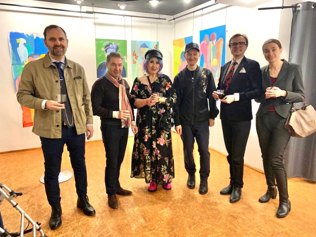 Wernisaż Marcina Raczkowskiego w Galerii Sztuk Różnych w Poznaniu ul. Garbary&nbsp;50